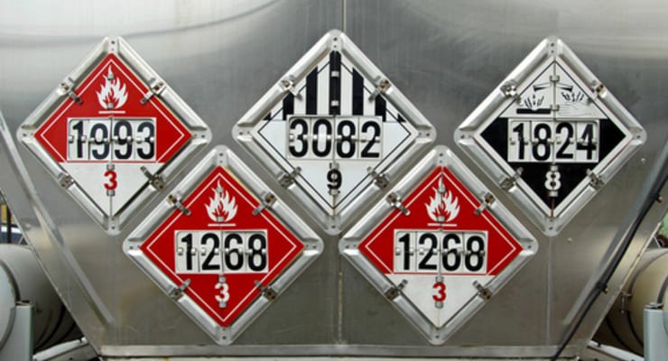 hazardous materials transportation placards 1